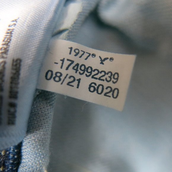 American Eagle Airflex+ Men's Slim Straight Jeans 28x30" (28x28" actual) - Picture 10 of 10